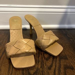 Vince Camuto heels; size 9; color nude; NEVER WORN